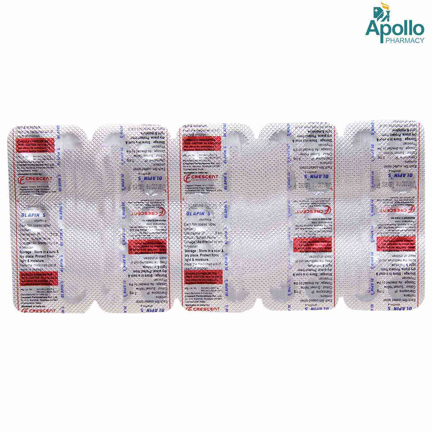 Olapin 5 Tablet 10's, Pack of 10 TABLETS Olapin 5 Tablet 10's, Pack of 10 TABLETS
