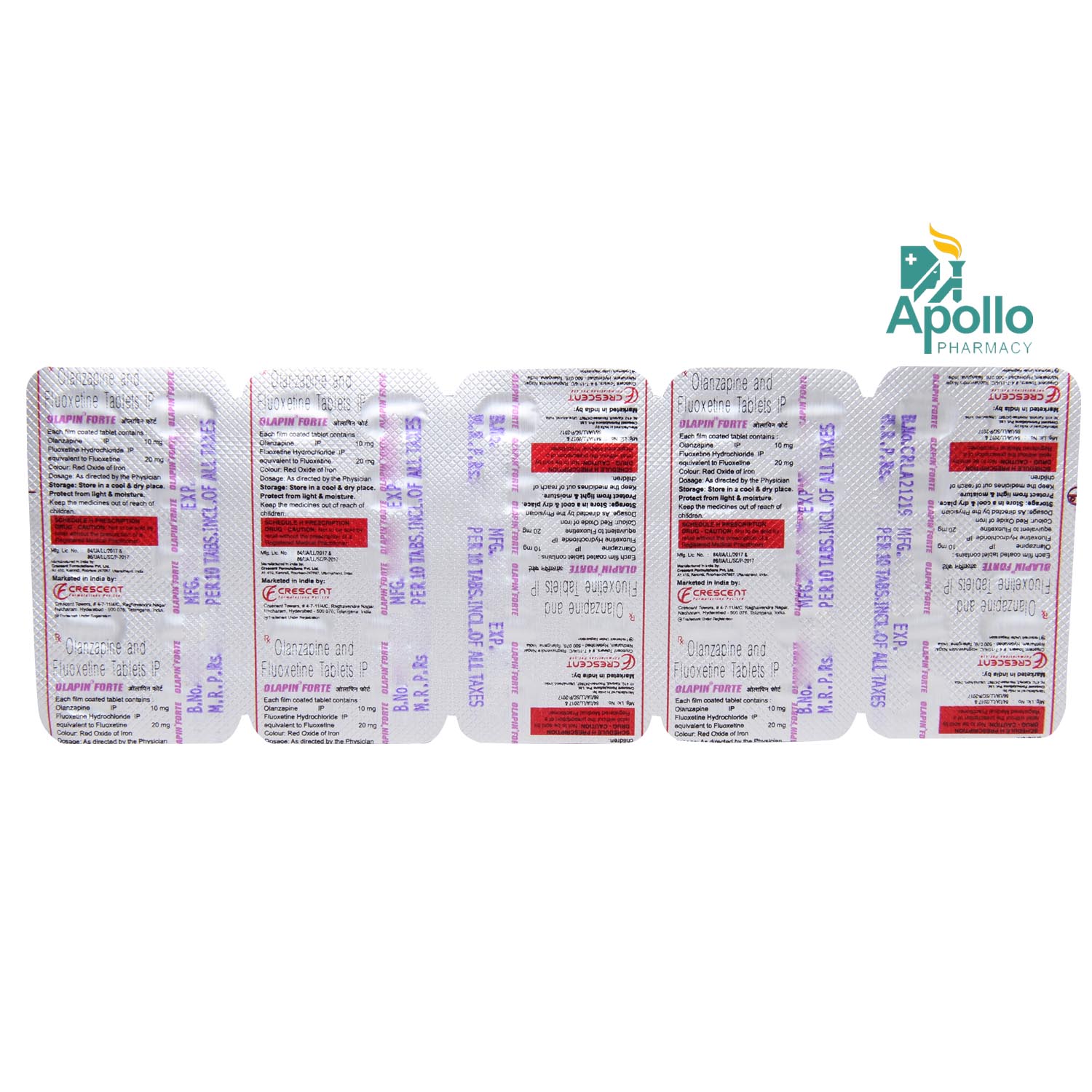 Olapin Forte Tablet 10's, Pack of 10 TABLETS Olapin Forte Tablet 10's, Pack of 10 TABLETS