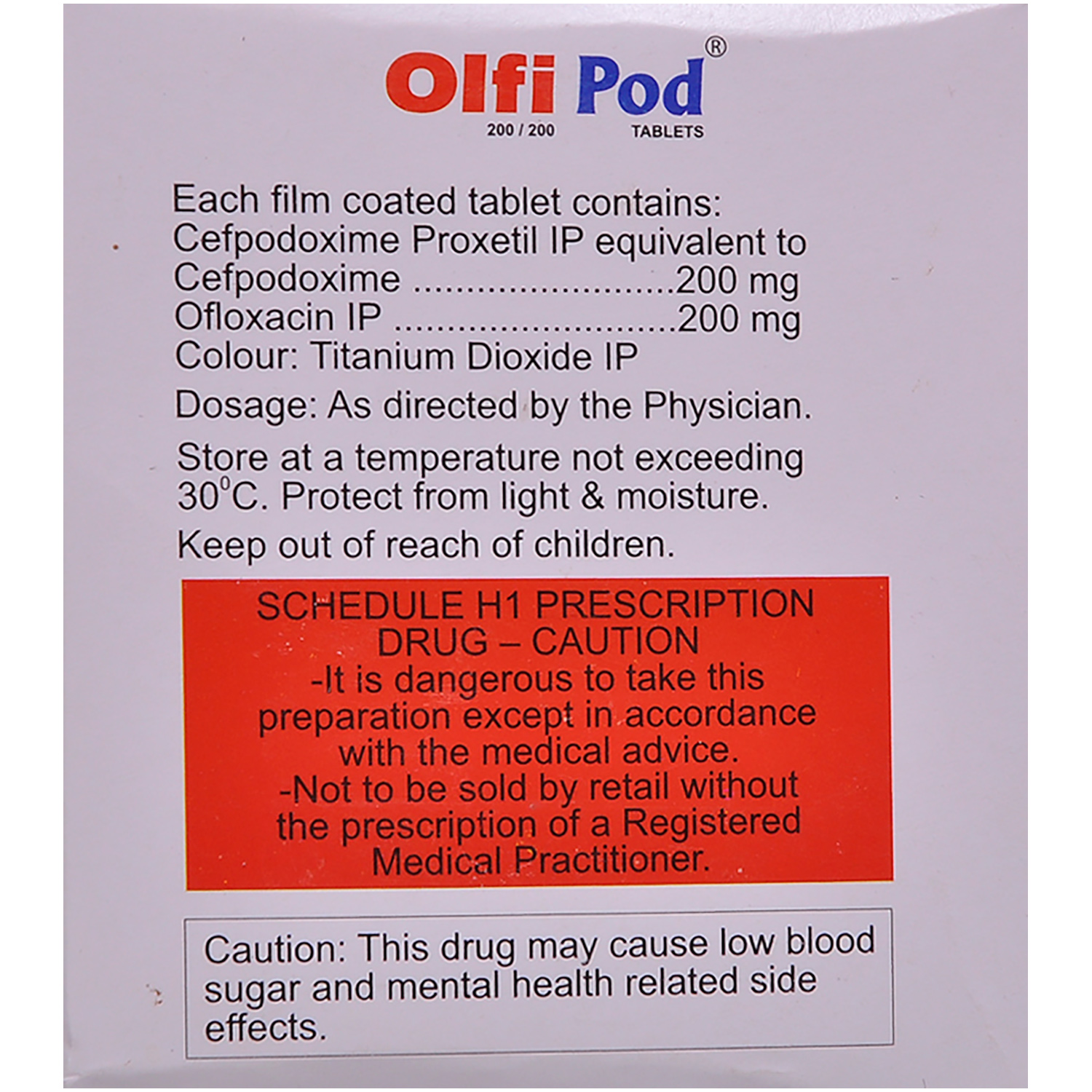 Olfi Pod Tablet 10's, Pack of 10 TABLETS Olfi Pod Tablet 10's, Pack of 10 TABLETS