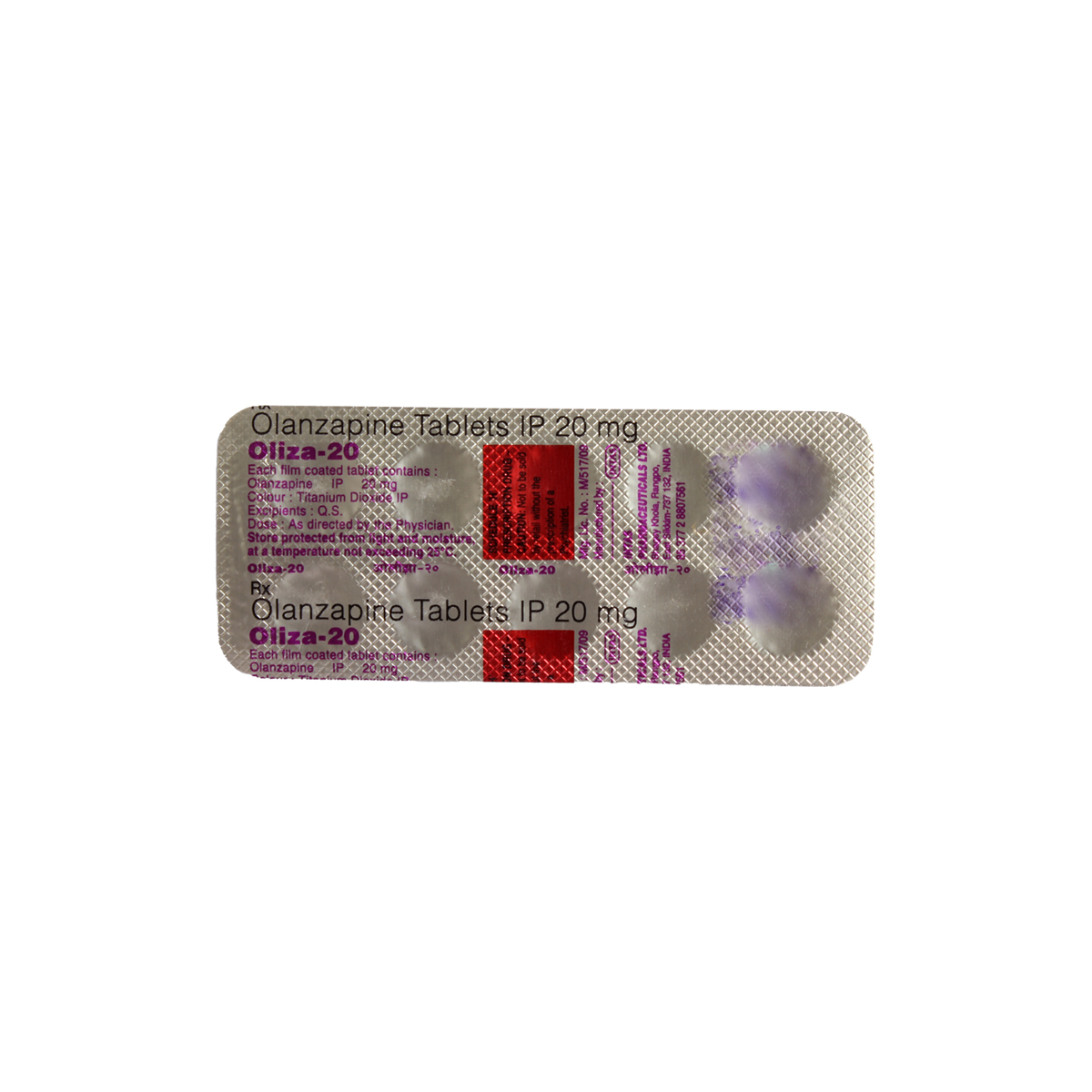 Oliza 20 Tablet 10's, Pack of 10 TABLETS Oliza 20 Tablet 10's, Pack of 10 TABLETS