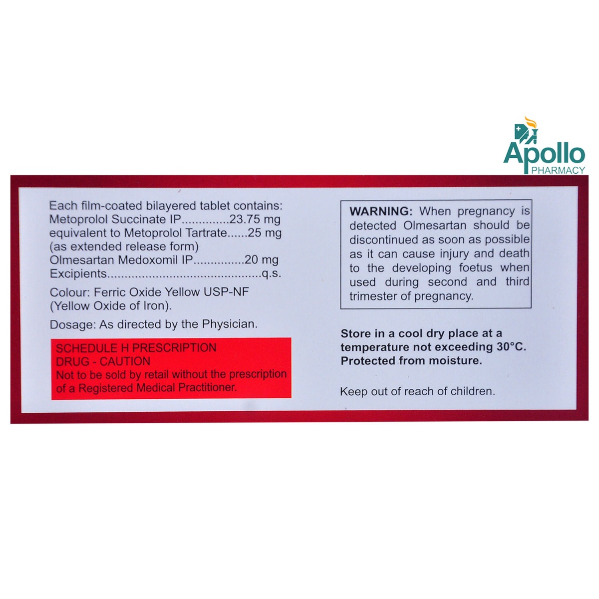 Olkem-Beta 25 Tablet 10's, Pack of 10 TabletS Olkem-Beta 25 Tablet 10's, Pack of 10 TabletS