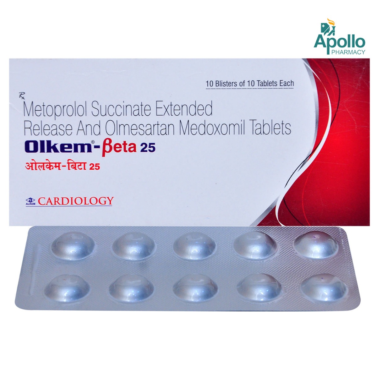 Olkem-Beta 25 Tablet 10's, Pack of 10 TabletS Olkem-Beta 25 Tablet 10's, Pack of 10 TabletS