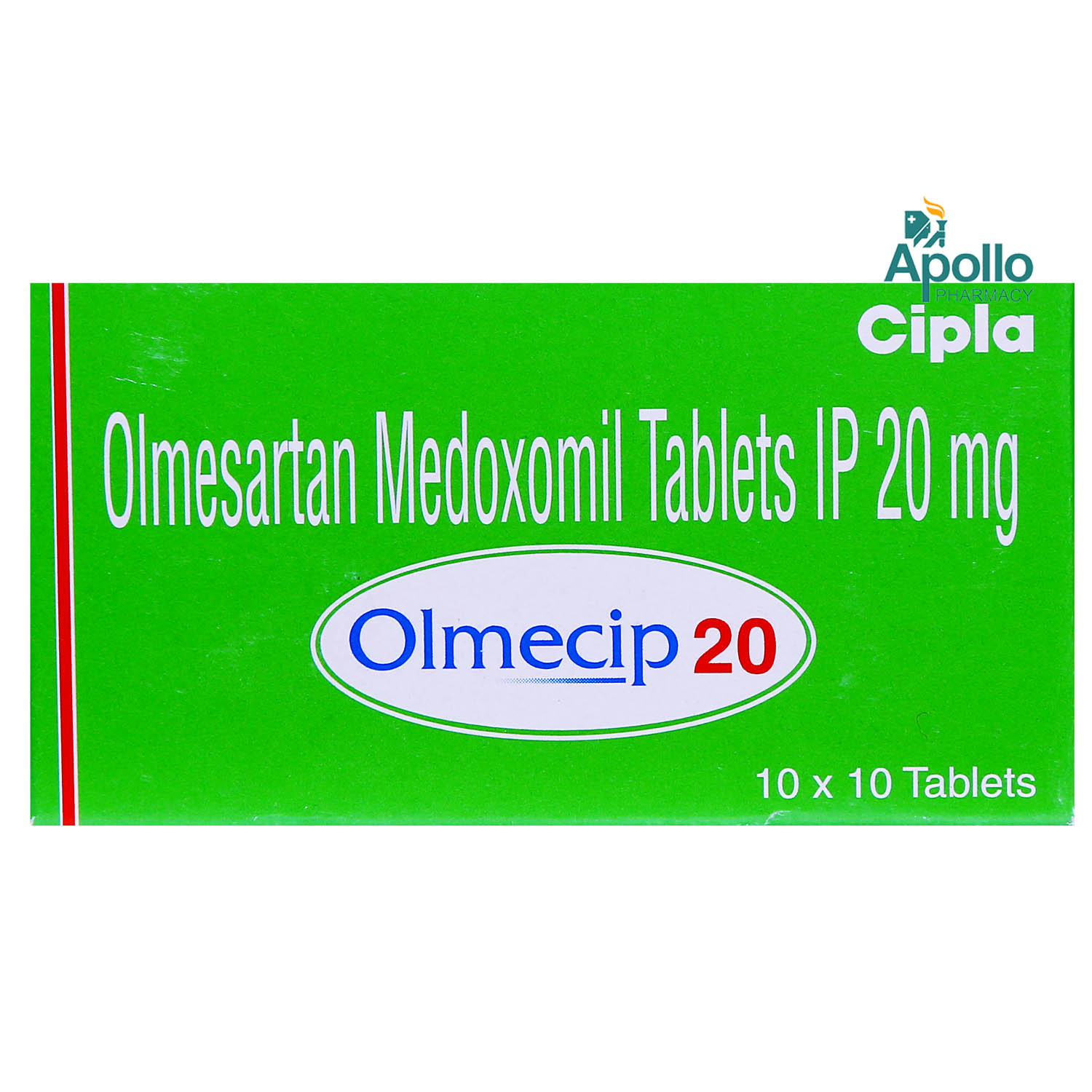 Olmecip 20 Tablet 10's, Pack of 10 TABLETS Olmecip 20 Tablet 10's, Pack of 10 TABLETS