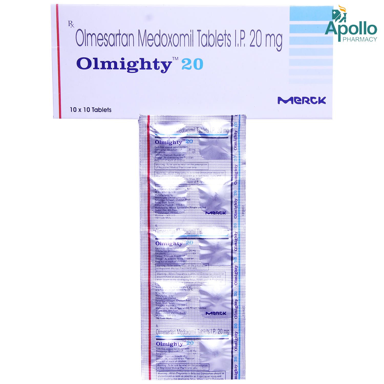 Olmighty 20 Tablet 10's, Pack of 10 TABLETS Olmighty 20 Tablet 10's, Pack of 10 TABLETS