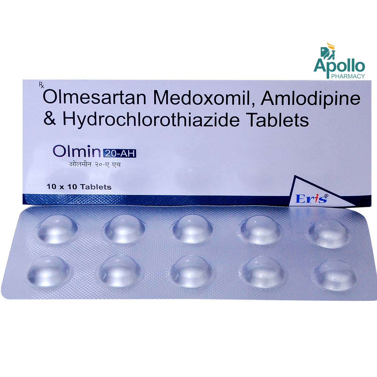 Olmin 20-AH Tablet 10's, Pack of 10 TABLETS Olmin 20-AH Tablet 10's, Pack of 10 TABLETS