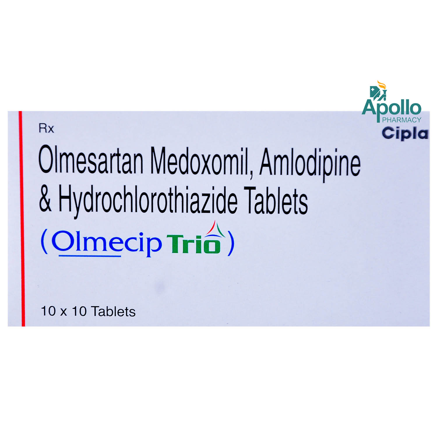 Buy Olmecip Trio Tablet 10's Online