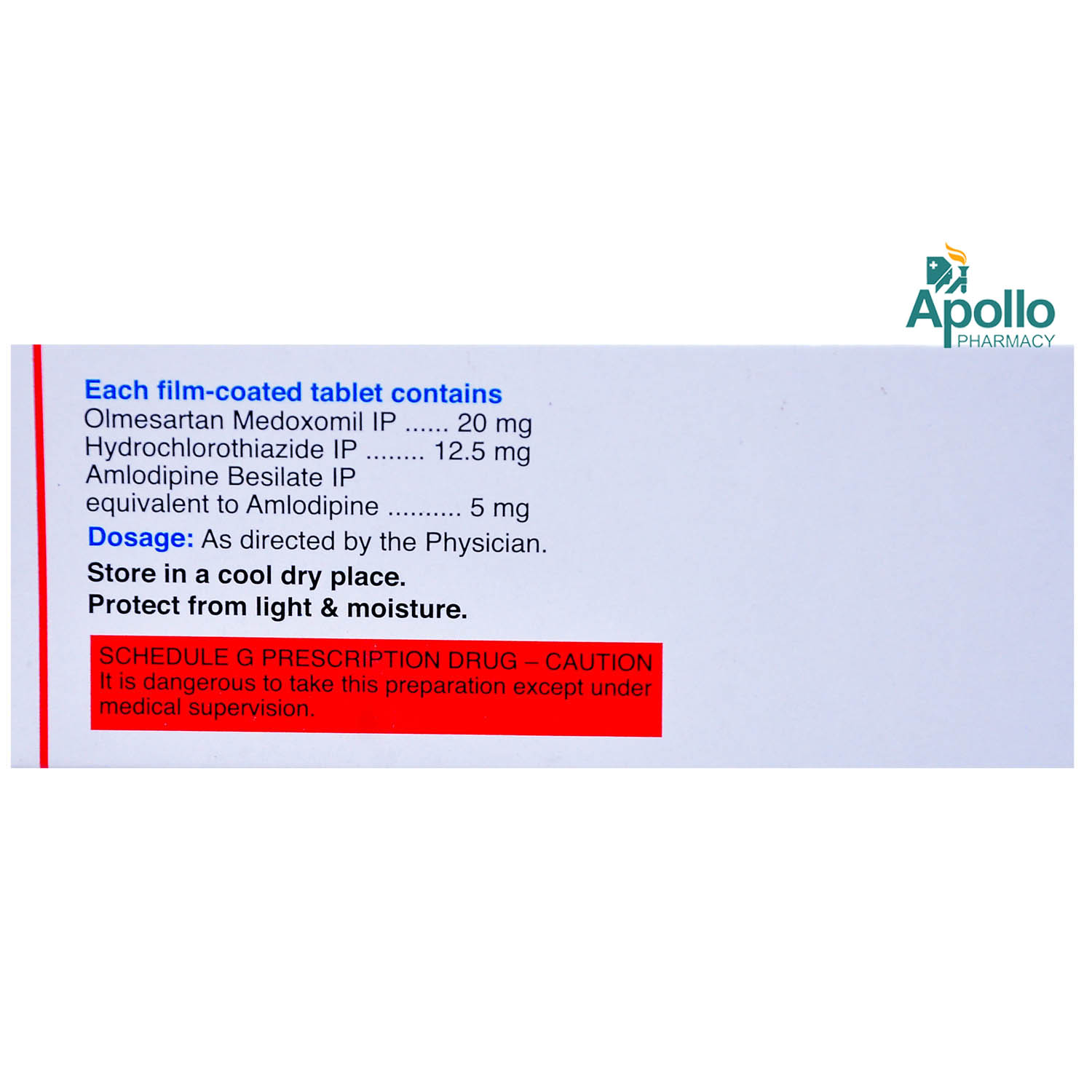 Olmecip Trio Tablet 10's, Pack of 10 TABLETS Olmecip Trio Tablet 10's, Pack of 10 TABLETS