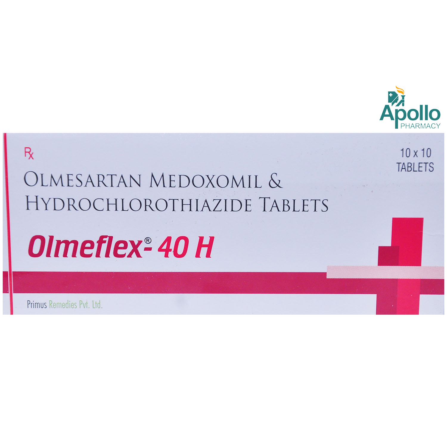 Olmeflex H 40 Tablet 10's, Pack of 10 TabletS Olmeflex H 40 Tablet 10's, Pack of 10 TabletS