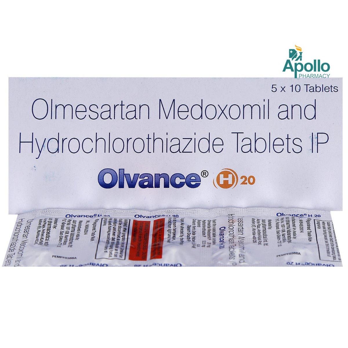 Olvance H 20 Tablet 10's, Pack of 10 TABLETS Olvance H 20 Tablet 10's, Pack of 10 TABLETS