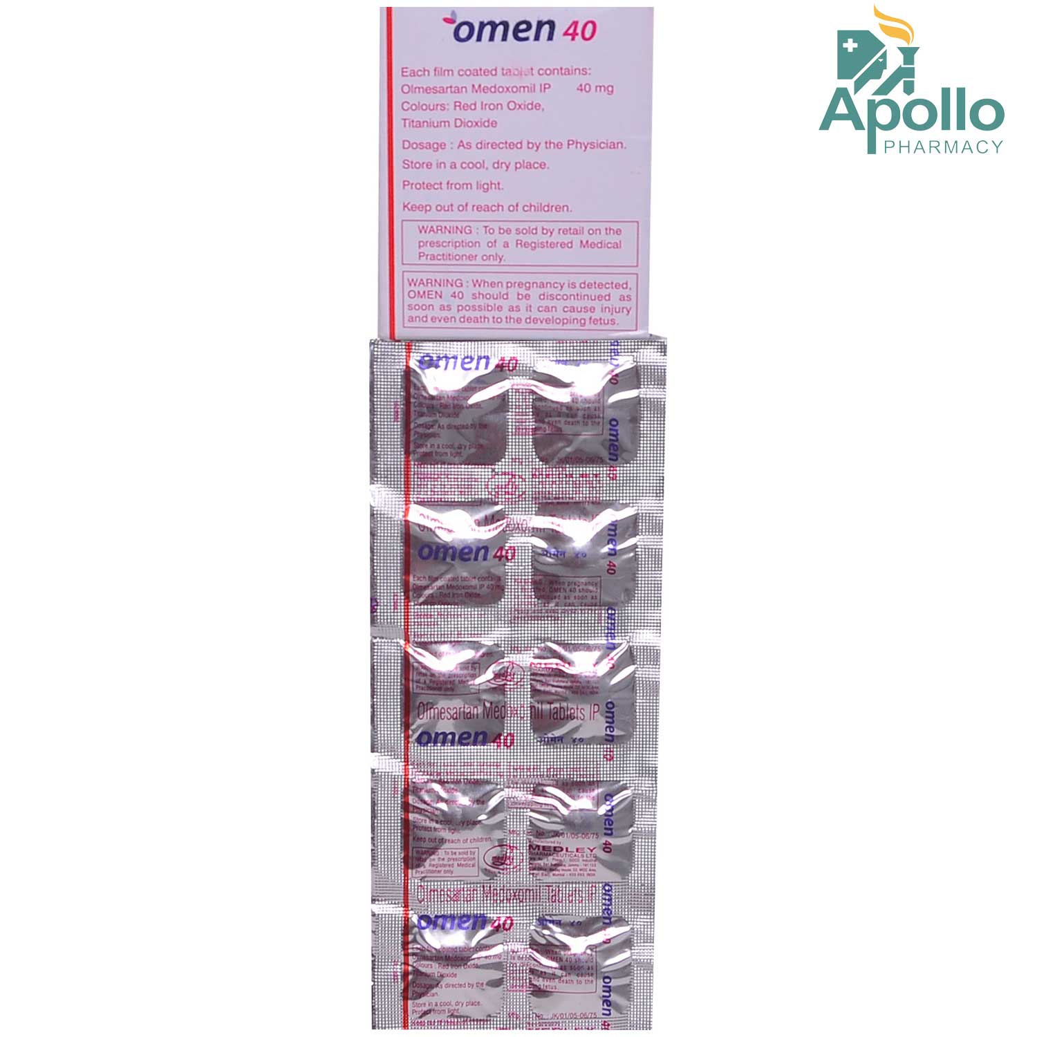 Omen 40 Tablet 10's, Pack of 10 TABLETS Omen 40 Tablet 10's, Pack of 10 TABLETS