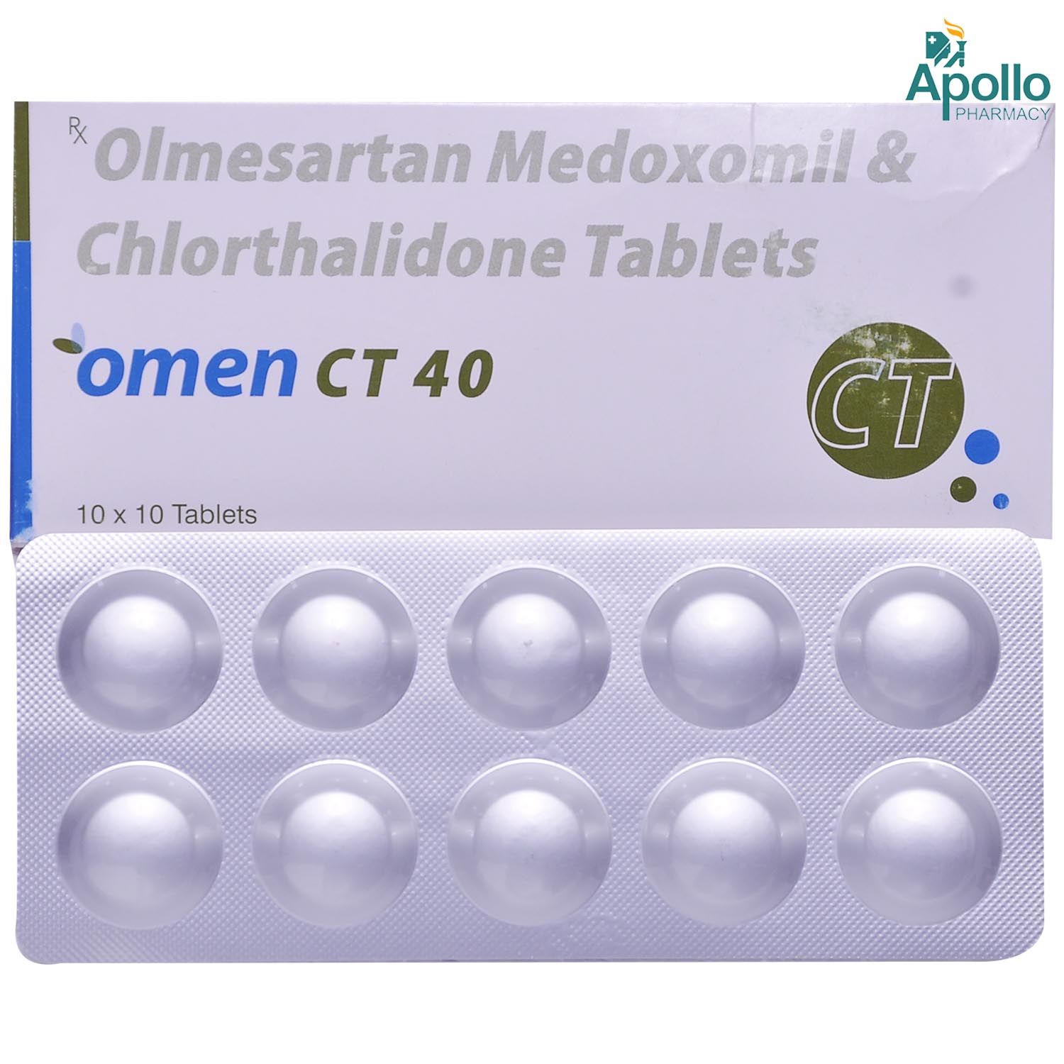 Omen CT 40 Tablet 10's, Pack of 10 TABLETS Omen CT 40 Tablet 10's, Pack of 10 TABLETS