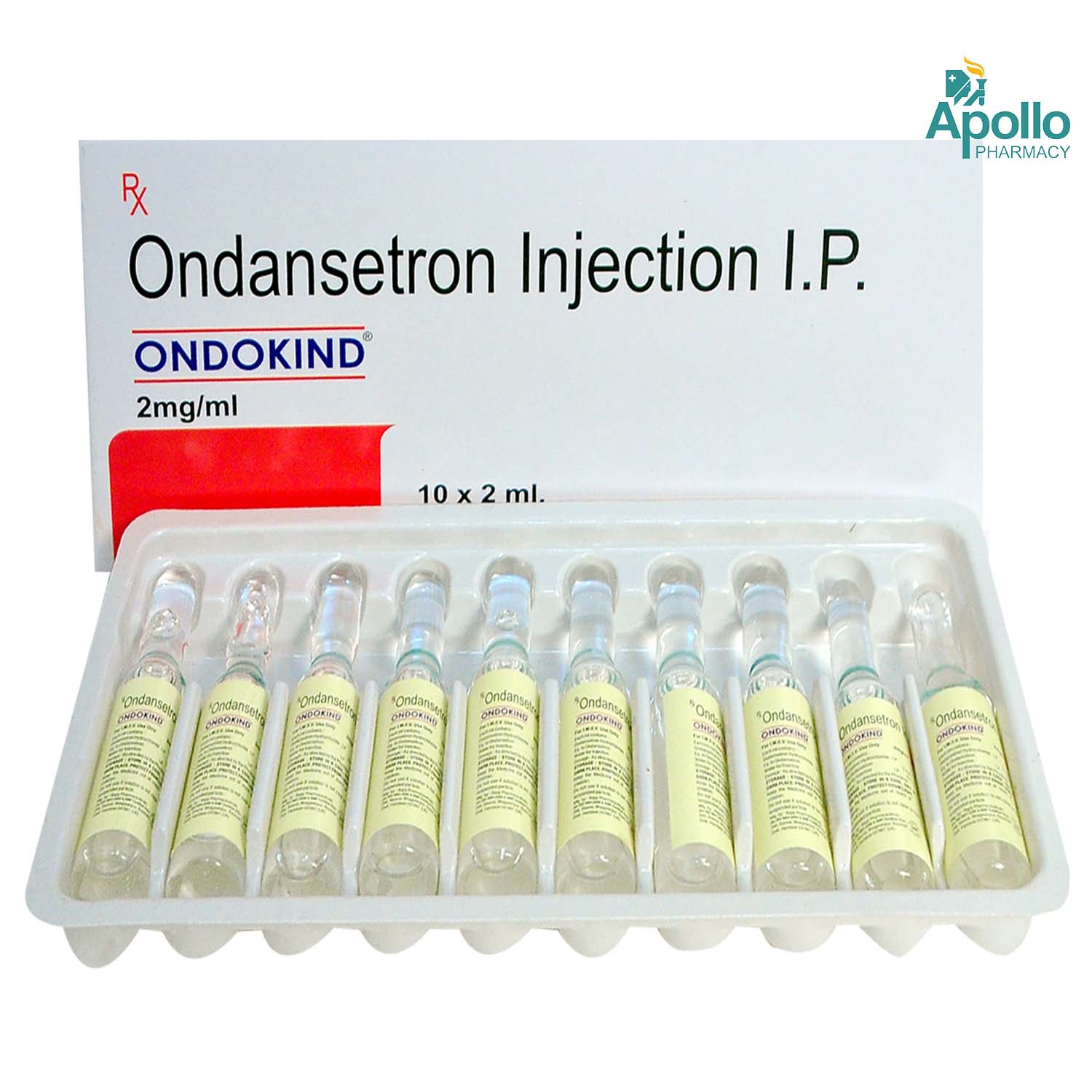 Ondokind 2 mg/ml  Injection 1 x 2 ml , Pack of 1 Injection Ondokind 2 mg/ml  Injection 1 x 2 ml , Pack of 1 Injection