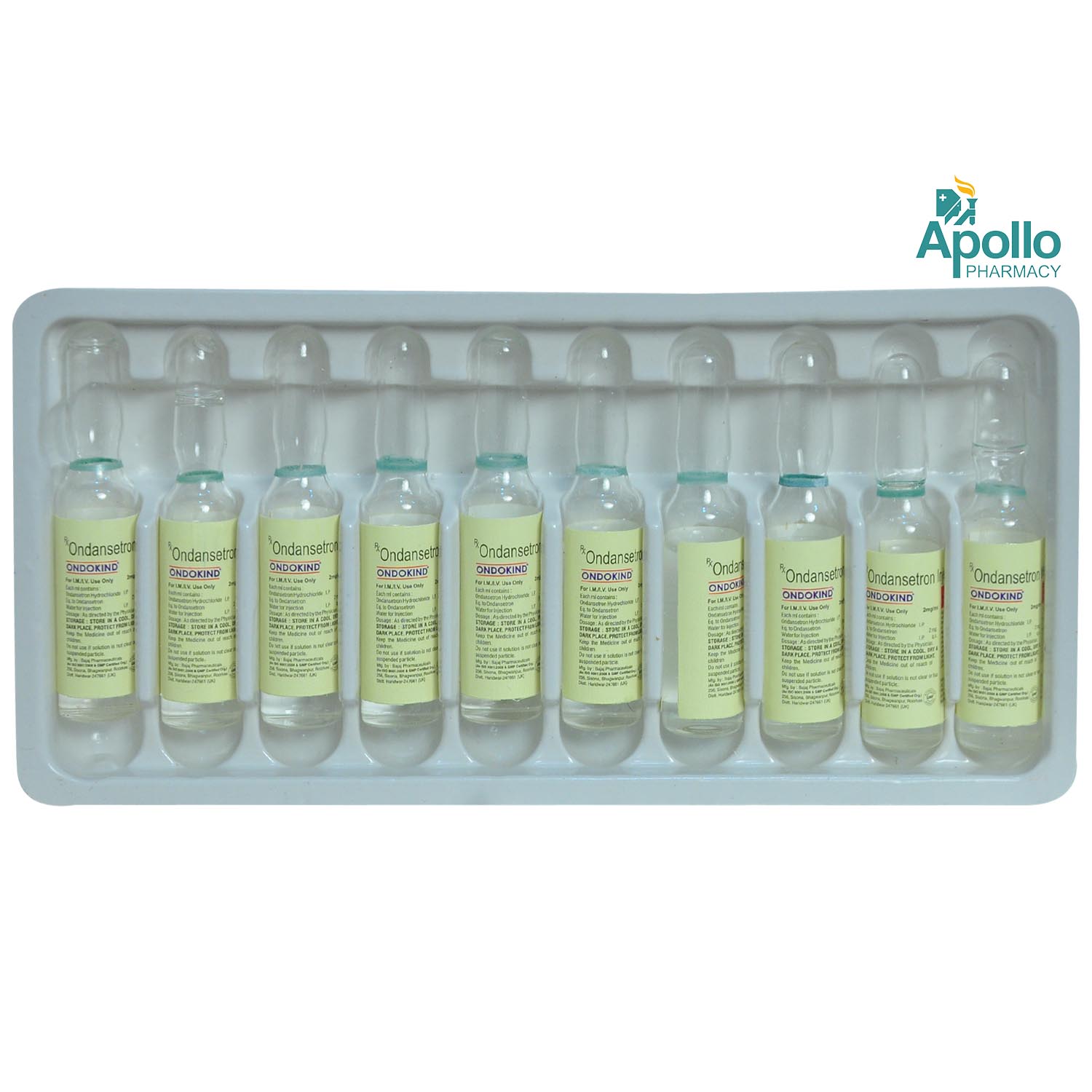 Ondokind 2 mg/ml  Injection 1 x 2 ml , Pack of 1 Injection Ondokind 2 mg/ml  Injection 1 x 2 ml , Pack of 1 Injection