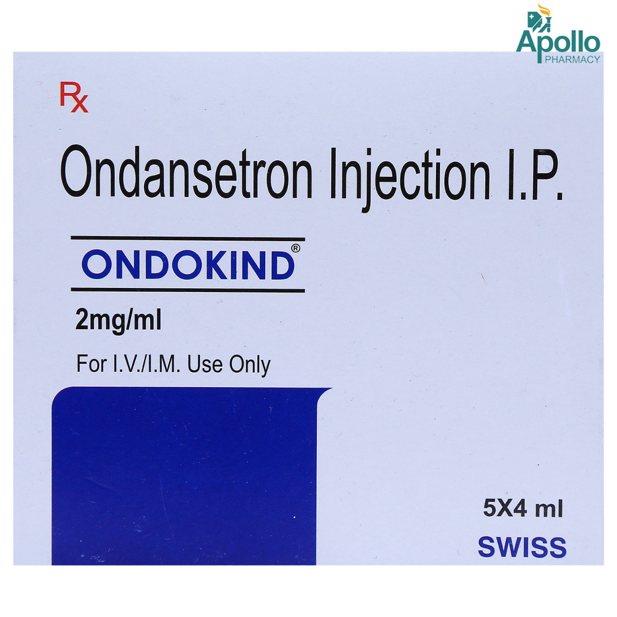 Ondokind 2 mg/ml  Injection 5 x 4 ml , Pack of 5 InjectionS Ondokind 2 mg/ml  Injection 5 x 4 ml , Pack of 5 InjectionS