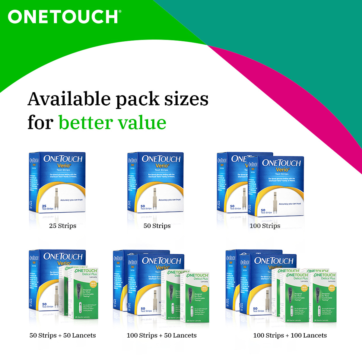OneTouch Verio Test Strips, 10 Count, Pack of 1 OneTouch Verio Test Strips, 10 Count, Pack of 1