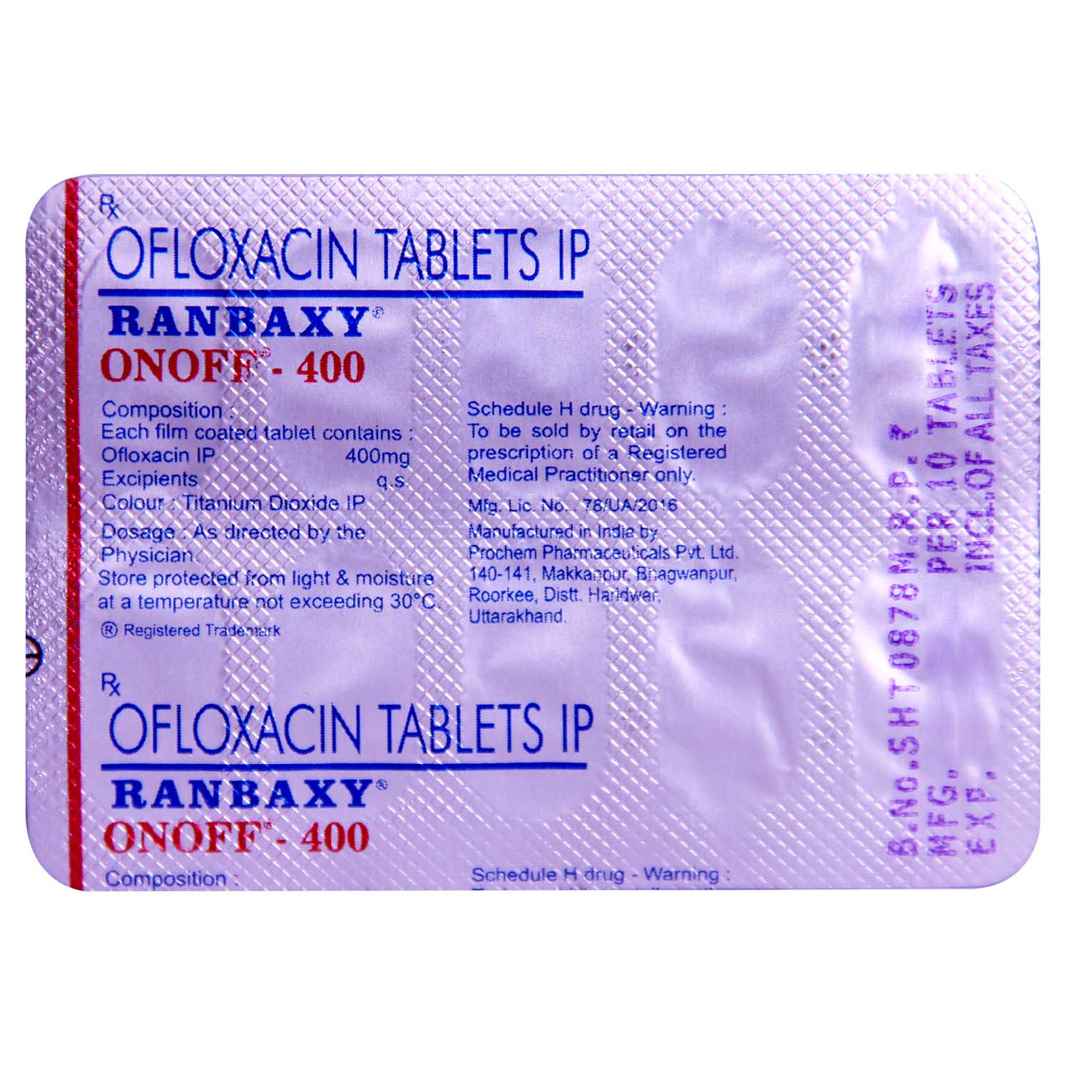 Onoff 400 Tablet 10's, Pack of 10 TABLETS Onoff 400 Tablet 10's, Pack of 10 TABLETS