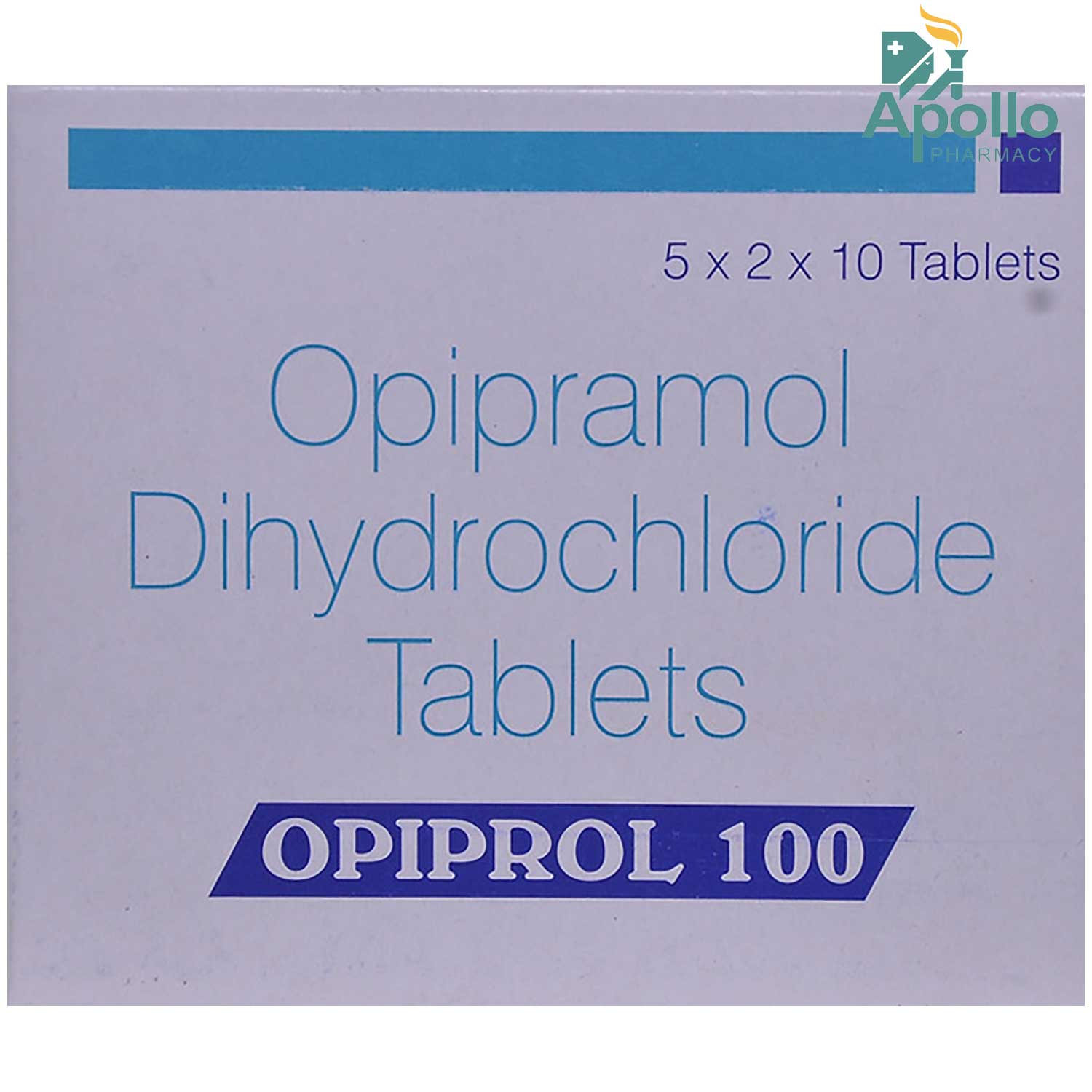 Buy Opiprol 100 Tablet 10's Online