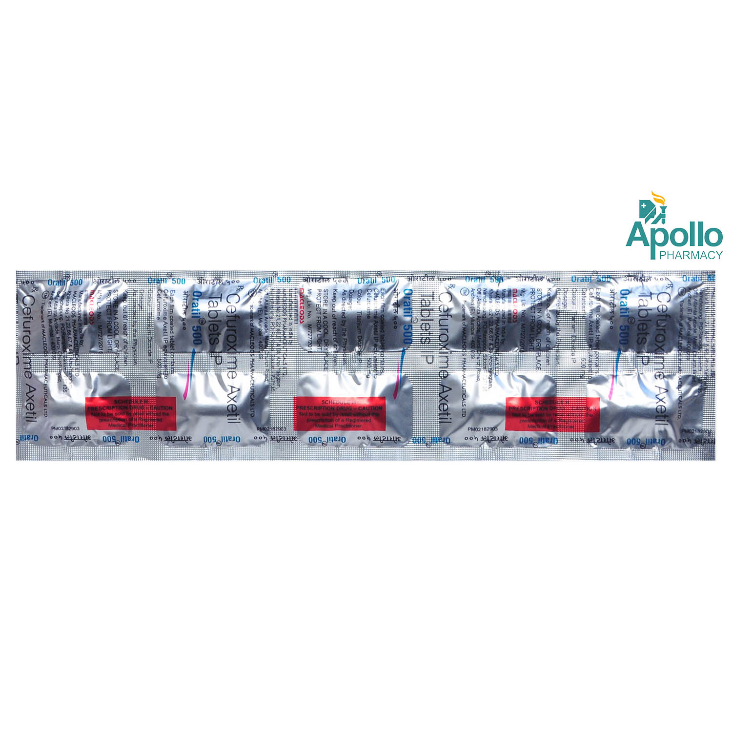 Oratil 500 Tablet 10's, Pack of 10 TABLETS Oratil 500 Tablet 10's, Pack of 10 TABLETS