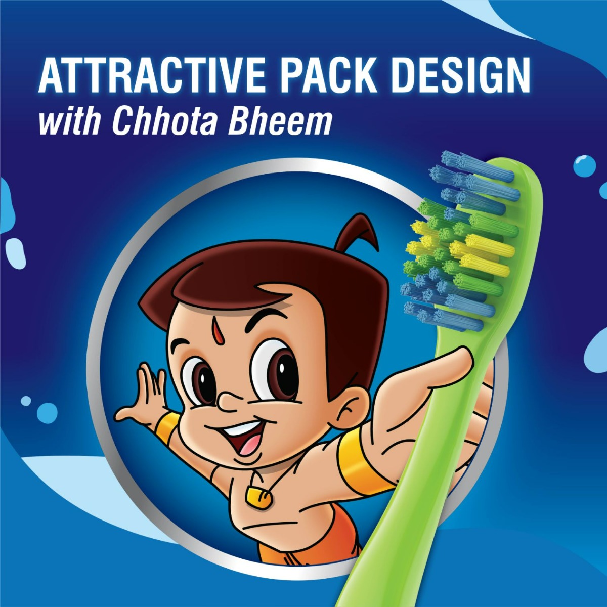 Oral-B Kids Chhota Bheem Toothbrush, 3 Count, Pack of 1 Oral-B Kids Chhota Bheem Toothbrush, 3 Count, Pack of 1