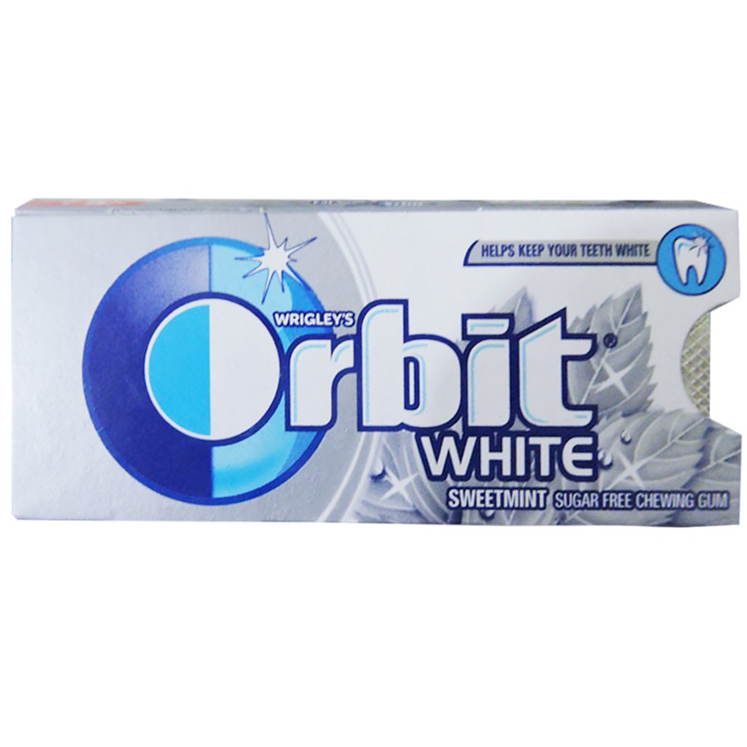 Wrigley's Orbit White Sweet Mint Sugar Free Chewing Gum, 9 Count, Pack of 1