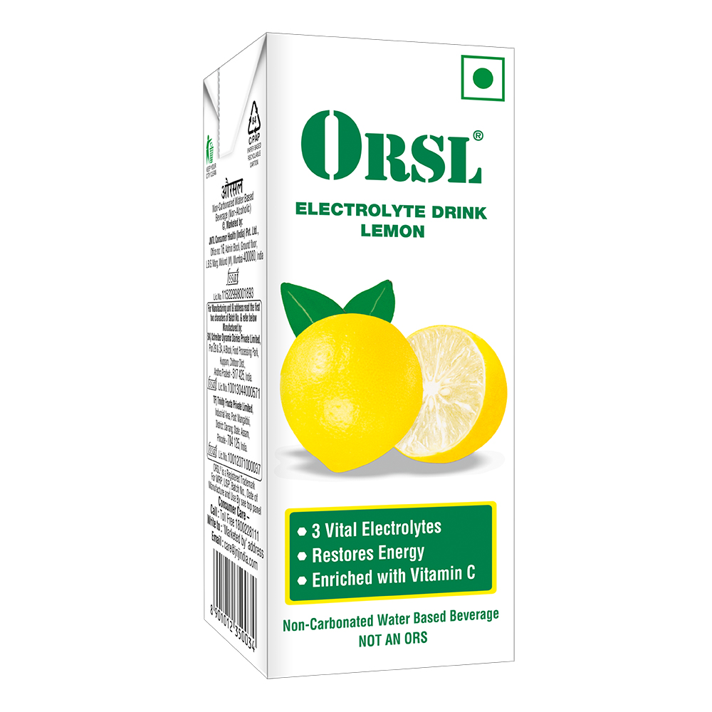 ORSL® Electrolyte Lemon Drink, 200 ml ORSL® Electrolyte Lemon Drink, 200 ml