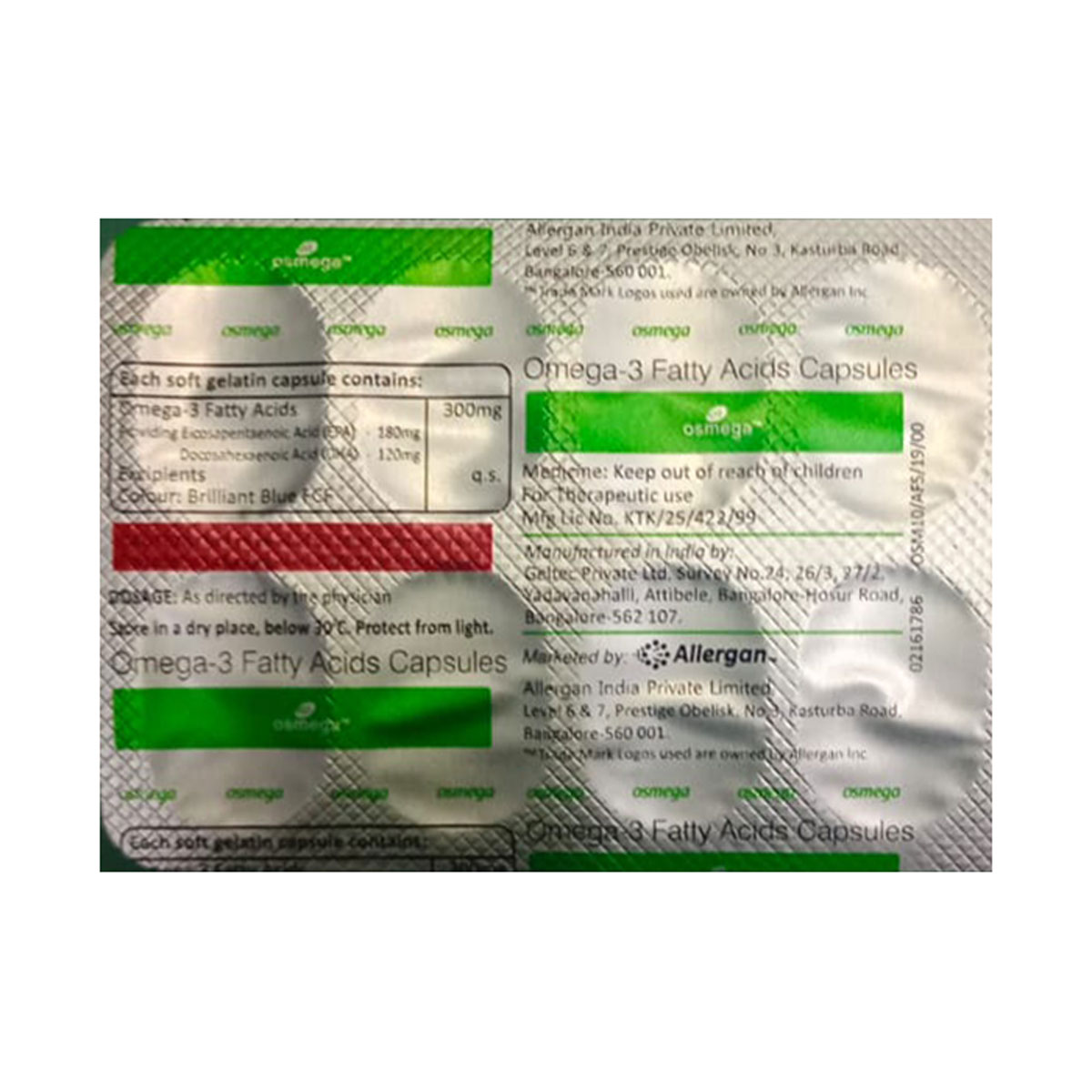 Buy Osmega Capsule 10's Online