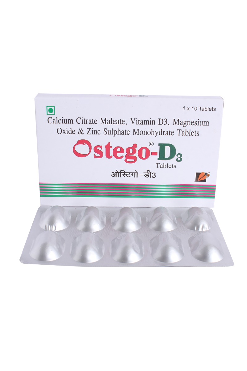 OSTEGO D3 TABLET, Pack of 10 OSTEGO D3 TABLET, Pack of 10