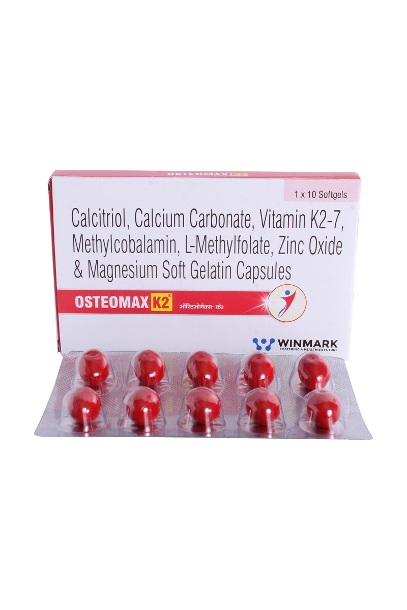 Osteomax-K2 Capsule 10's Osteomax-K2 Capsule 10's