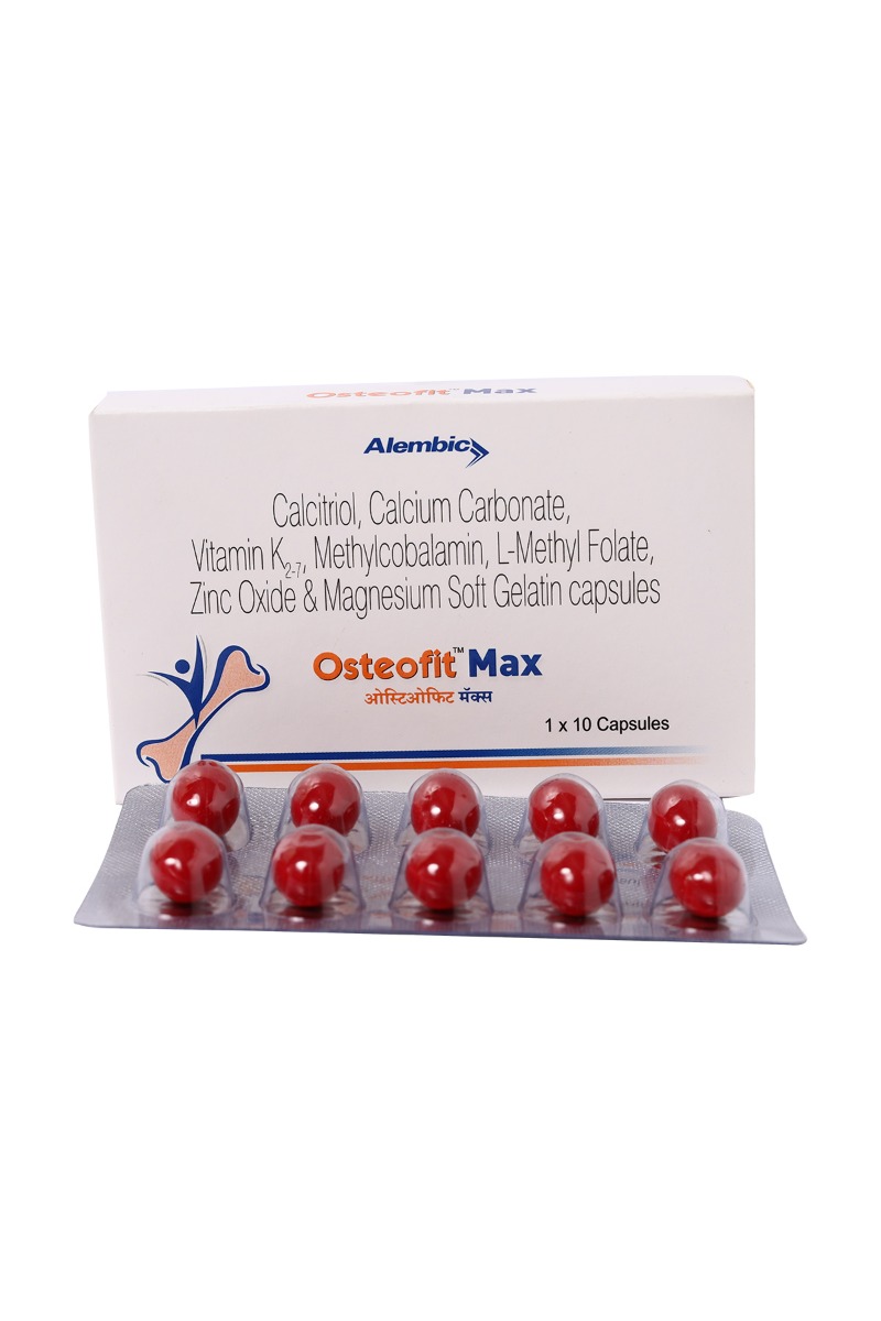 Osteofit Max Capsule 10's, Pack of 10 CAPSULES Osteofit Max Capsule 10's, Pack of 10 CAPSULES