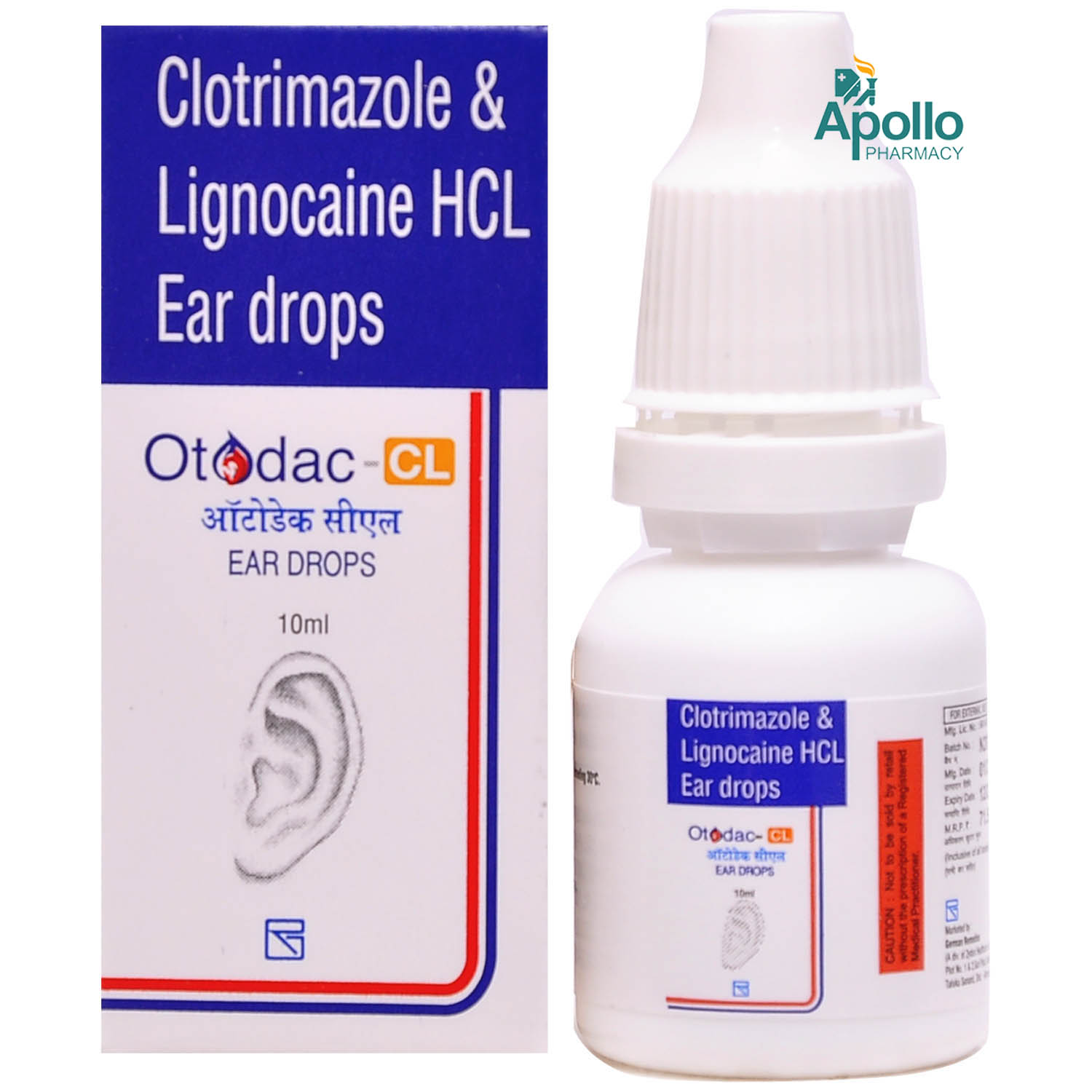 Otodac-CL Ear Drops 10 ml, Pack of 1 EAR DROPS Otodac-CL Ear Drops 10 ml, Pack of 1 EAR DROPS