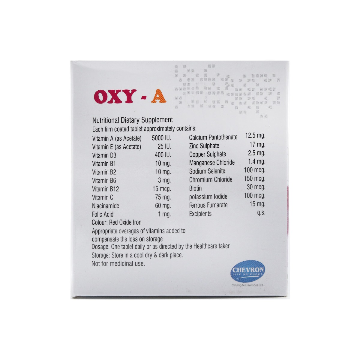Oxy-A Tablet 10's, Pack of 10 Oxy-A Tablet 10's, Pack of 10