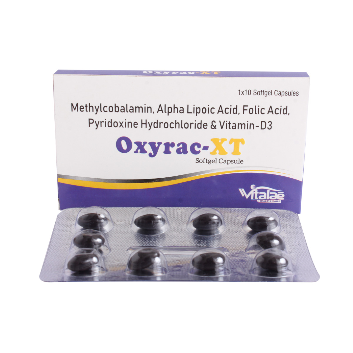 Oxyrac-XT Softgel Capsule 10's, Pack of 10 Oxyrac-XT Softgel Capsule 10's, Pack of 10