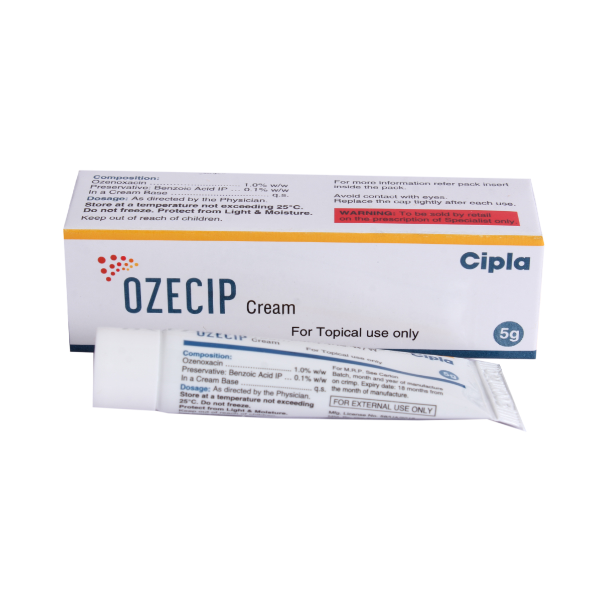 Ozecip Cream 5 gm, Pack of 1 CREAM Ozecip Cream 5 gm, Pack of 1 CREAM