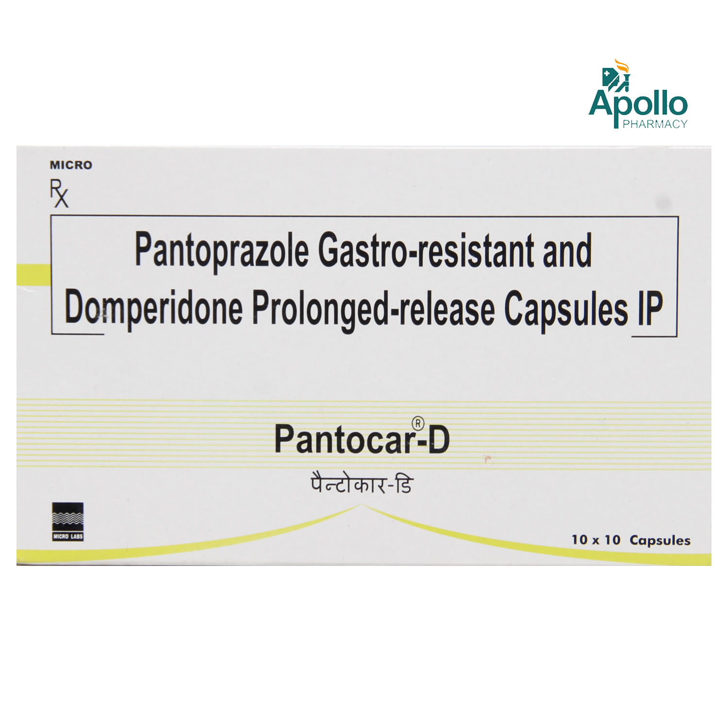 Pantocar-D Capsule 10's, Pack of 10 Pantocar-D Capsule 10's, Pack of 10