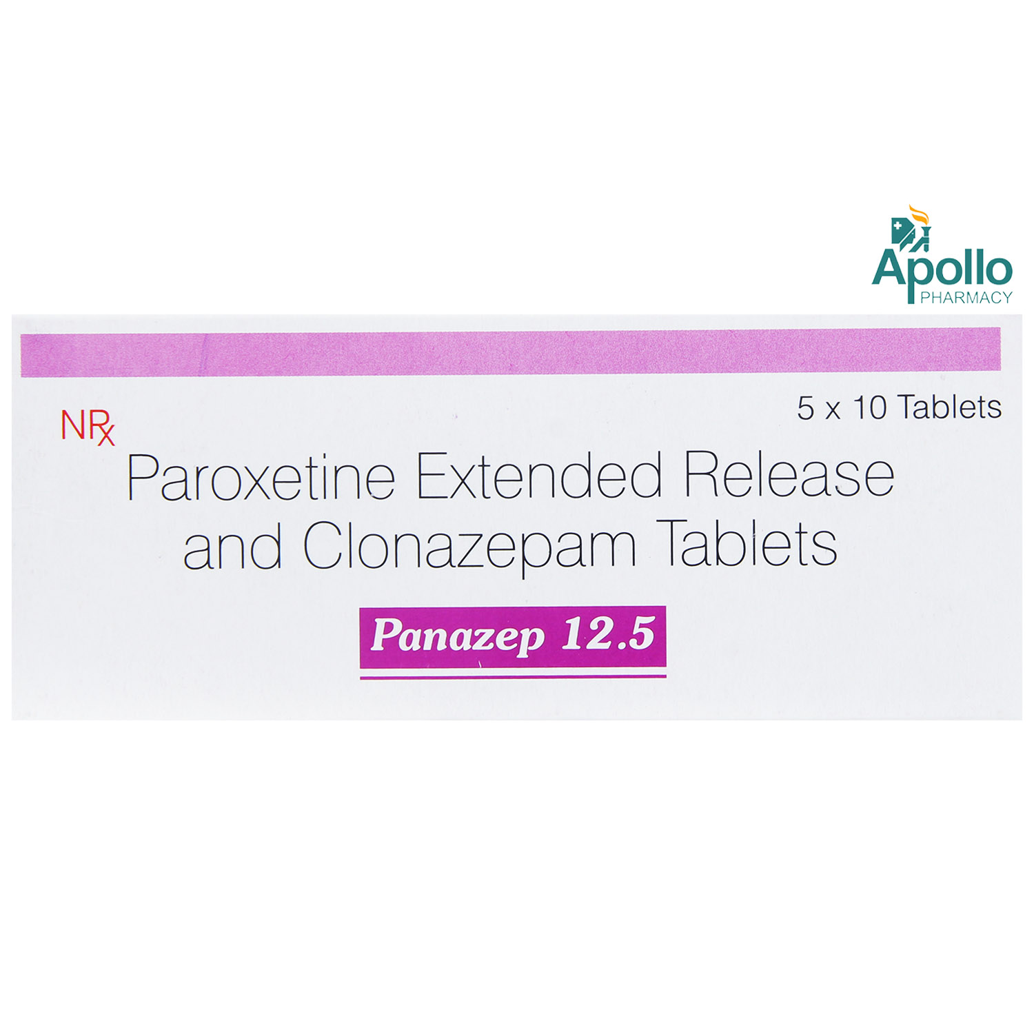 Panazep 12.5 Tablet 10's, Pack of 10 Panazep 12.5 Tablet 10's, Pack of 10