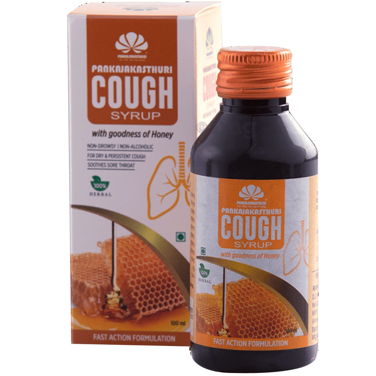 Pankajakasthuri Cough Honey Syrup, 100 ml Price, Uses, Side Effects ...