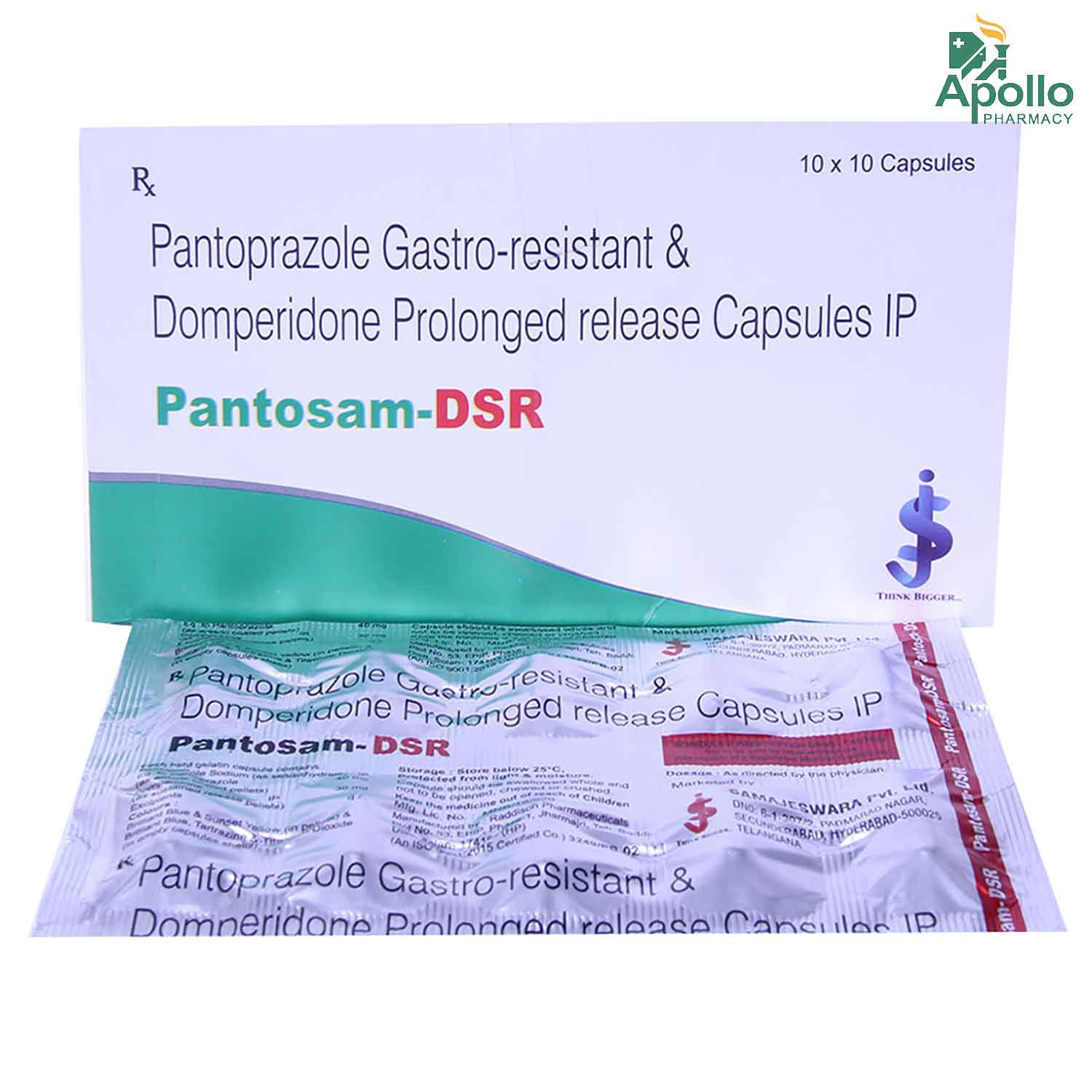Pantosam-DSR Capsule 10's Pantosam-DSR Capsule 10's