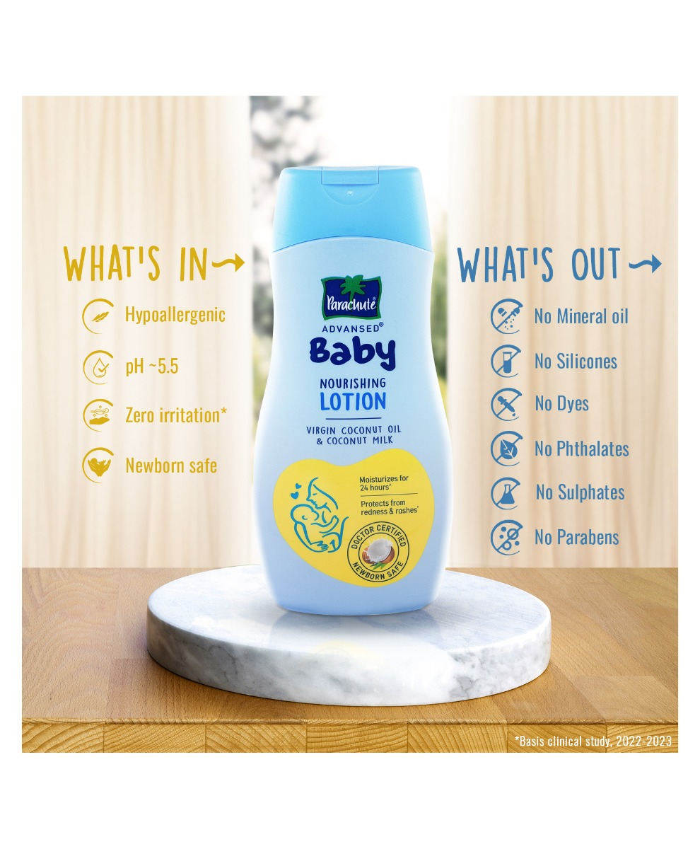 Parachute Advansed Baby Nourishing Lotion, 100 ml, Pack of 1 Parachute Advansed Baby Nourishing Lotion, 100 ml, Pack of 1