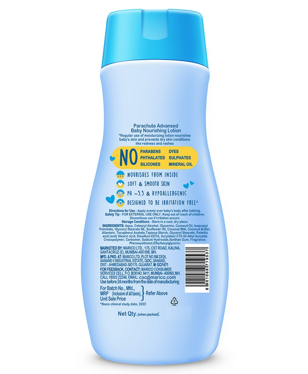 Parachute Advansed Baby Nourishing Lotion, 100 ml, Pack of 1 Parachute Advansed Baby Nourishing Lotion, 100 ml, Pack of 1