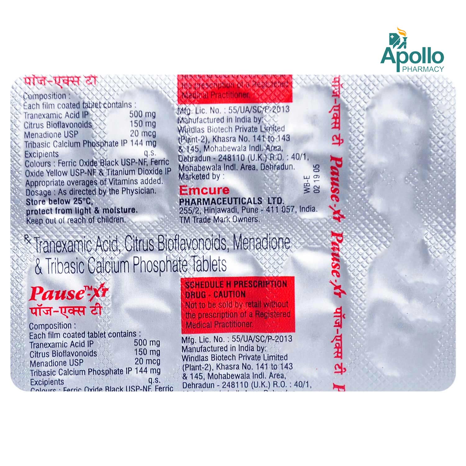 Pause XT Tablet 10's, Pack of 10 TABLETS Pause XT Tablet 10's, Pack of 10 TABLETS