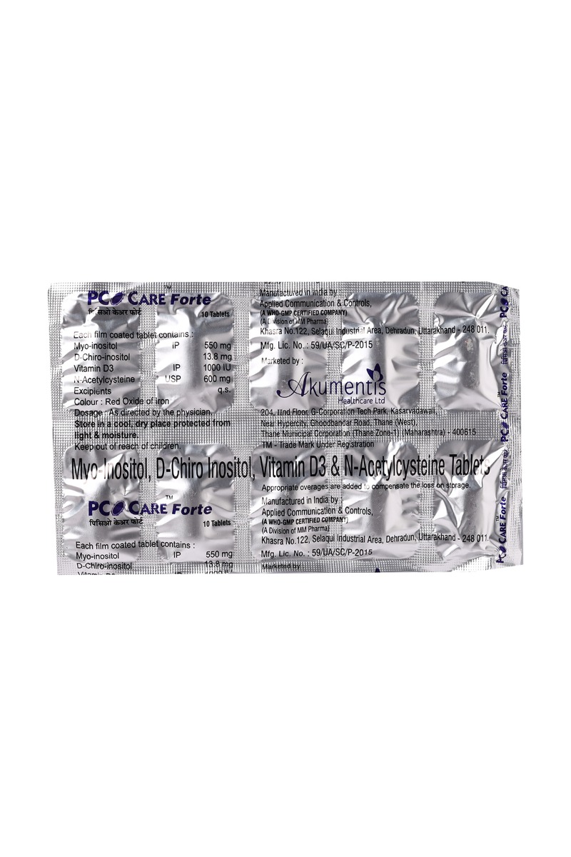 Pcocare Forte Tablet 10's Pcocare Forte Tablet 10's