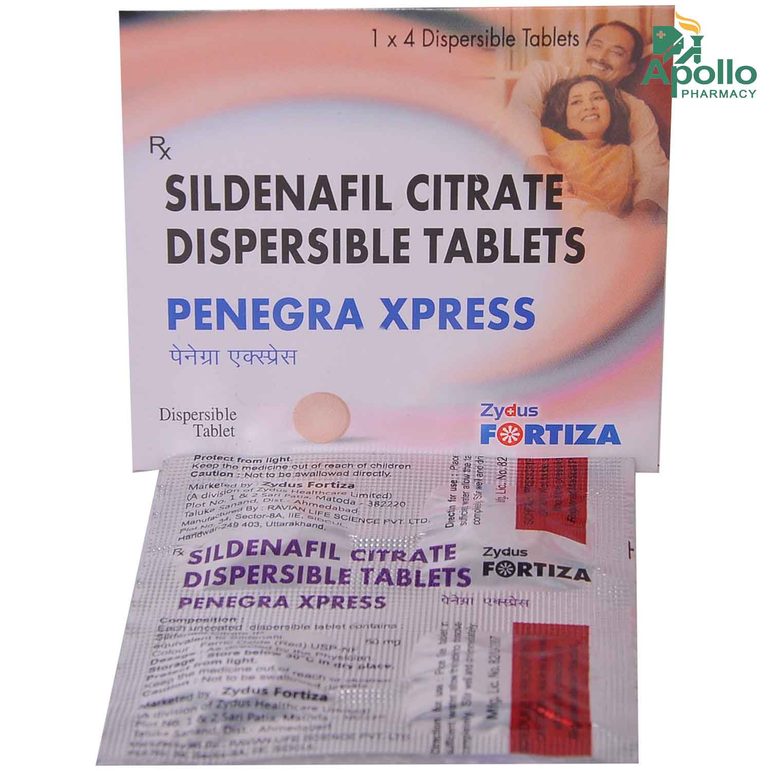 Penegra Xpress Tablet 4's, Pack of 4 TABLETS Penegra Xpress Tablet 4's, Pack of 4 TABLETS