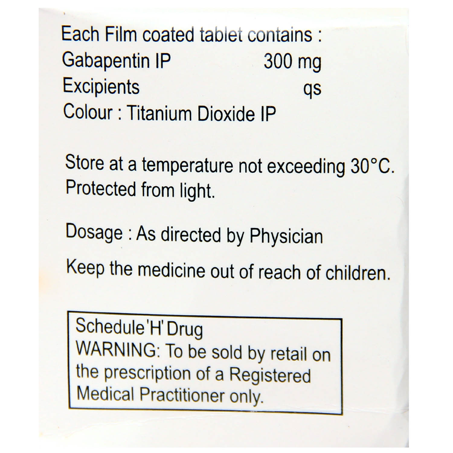 Pentanerv-300 Tablet 10's, Pack of 10 TABLETS Pentanerv-300 Tablet 10's, Pack of 10 TABLETS