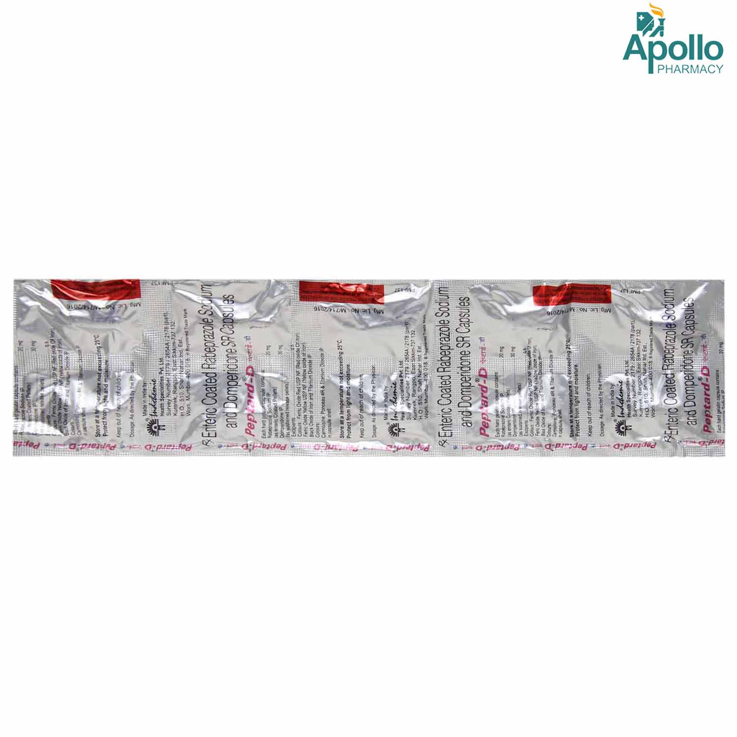 Peptard D Capsule 10's, Pack of 10 Peptard D Capsule 10's, Pack of 10