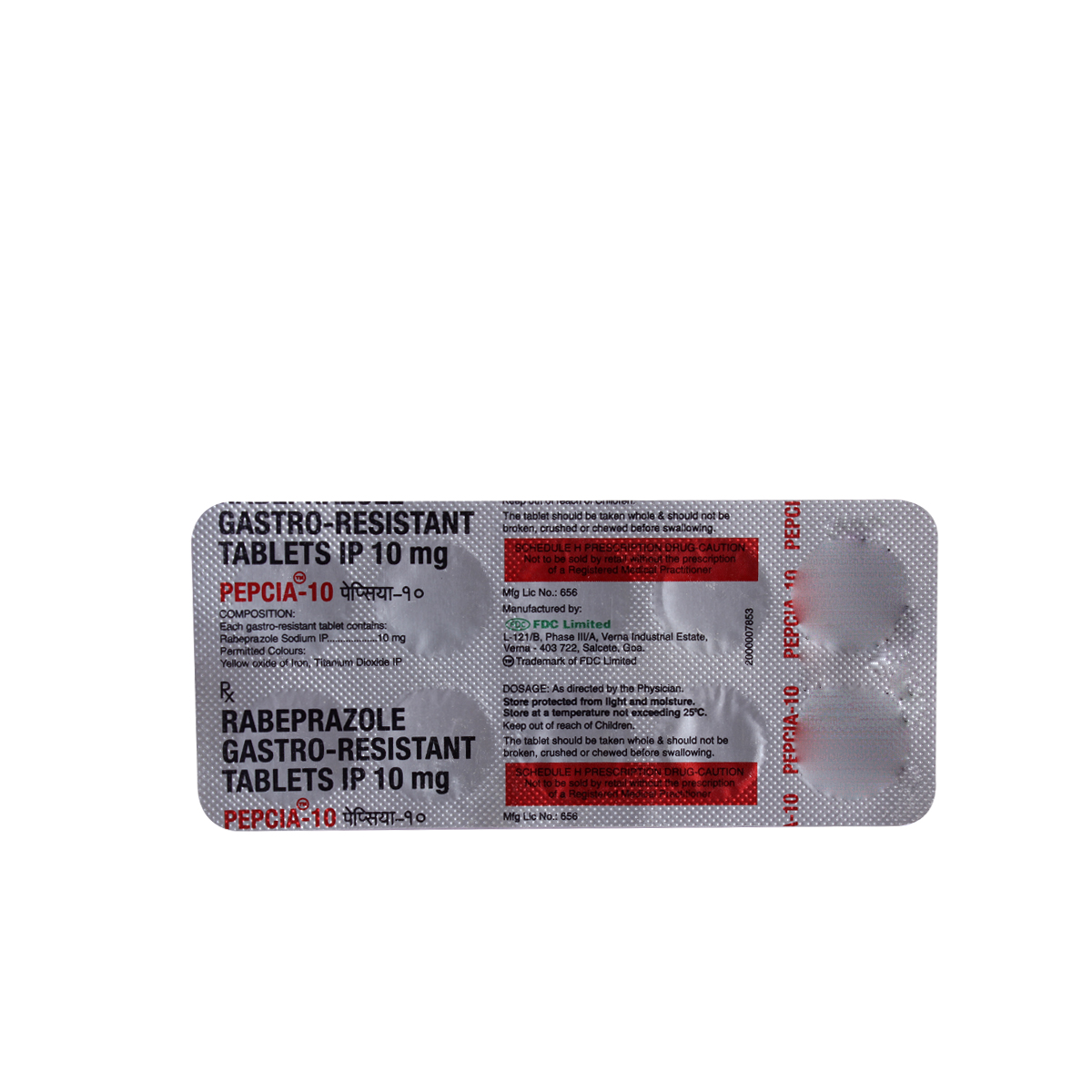 Pepcia 10 mg Tablet 10's, Pack of 10 TabletS Pepcia 10 mg Tablet 10's, Pack of 10 TabletS