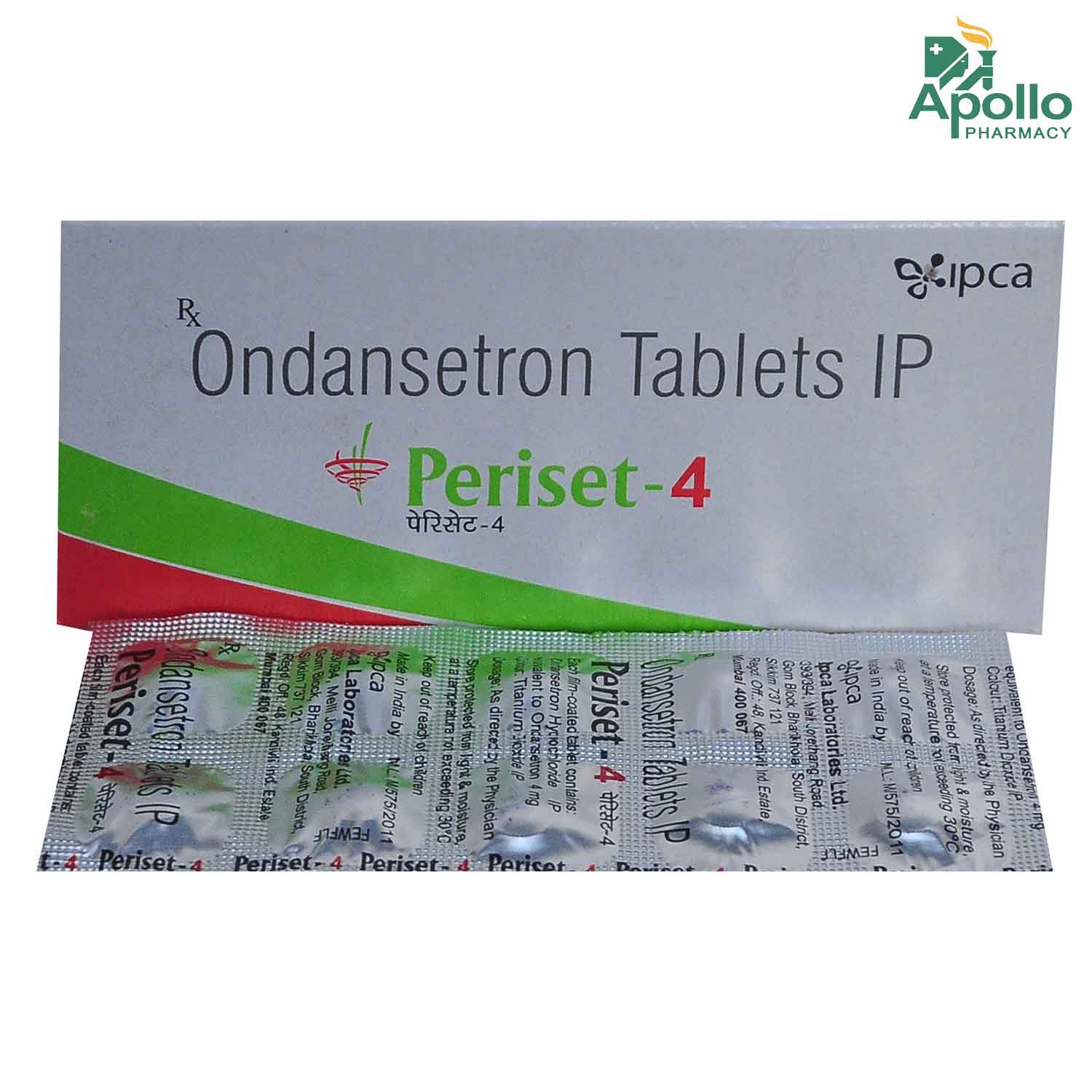 Periset-4 Tablet 10's, Pack of 10 TabletS Periset-4 Tablet 10's, Pack of 10 TabletS