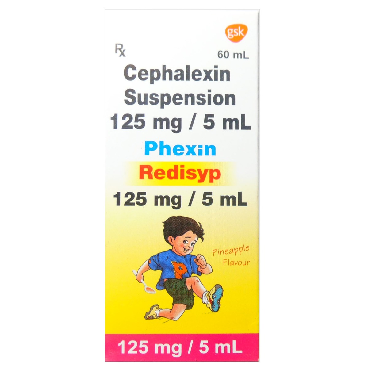 Phexin 125 mg Redimix Syrup 60 ml, Pack of 1 Syrup Phexin 125 mg Redimix Syrup 60 ml, Pack of 1 Syrup