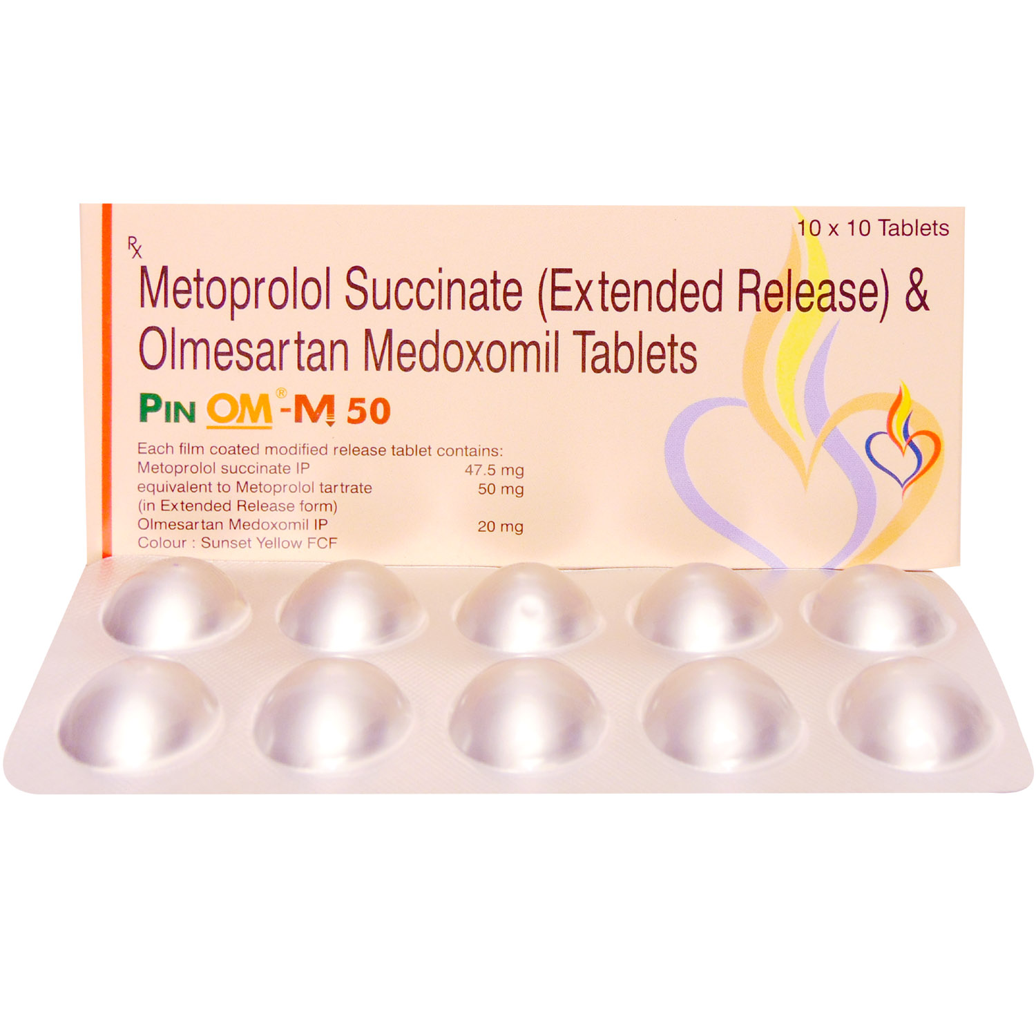 Pin Om-M 50 Tablet 10's, Pack of 10 TabletS Pin Om-M 50 Tablet 10's, Pack of 10 TabletS