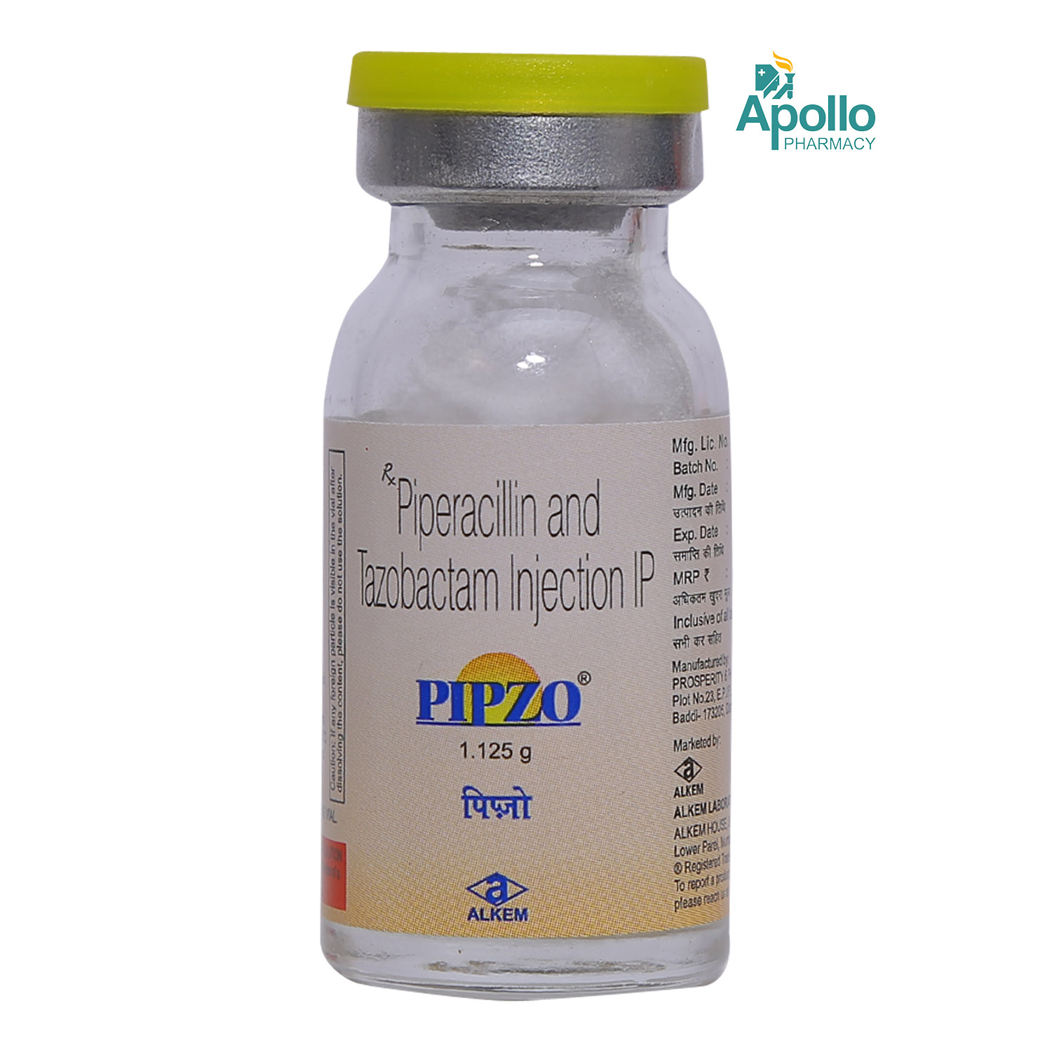 Pipzo 1.125gm Injection 1's, Pack of 1 INJECTION Pipzo 1.125gm Injection 1's, Pack of 1 INJECTION