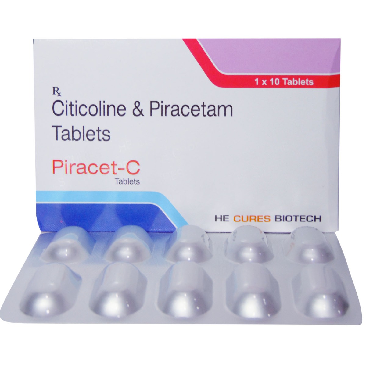 Piracet C Tablet 10's, Pack of 10 TABLETS Piracet C Tablet 10's, Pack of 10 TABLETS
